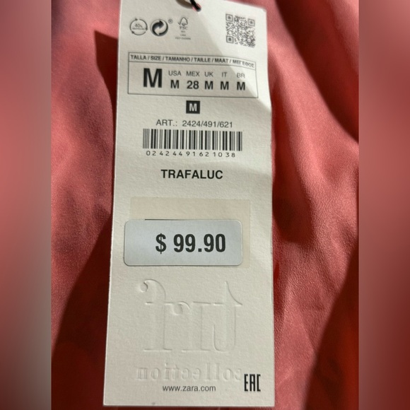 VINTAGE Zara floral hoodie coat NWT M - Picture 8 of 12